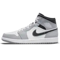 AIR JORDAN 1 MID LIGHT SMOKE GREY ANTHRACITE