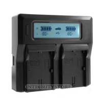 EN-EL3e AC/DC LCD Dual Battery Charger For Nikon D700 D300S D300 D200 D100 D90