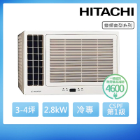 HITACHI 日立 3-4坪一級能效左吹冷專變頻窗型冷氣(RA-28QR)