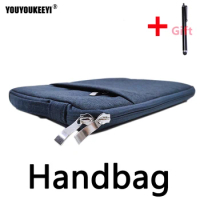 High quality Thicken Handbag Sleeve Case for CHUWI Hi9Plus 10.8inch Portable storage bag Metal zipper bag+gift
