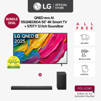 [New] LG QNED evo AI 55QNED80A 55\ 4K Smart TV + S70TY 3.1.1ch Soundbar [Bundle Deal]"