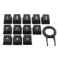 12Pcs Bump Keyboard Keycaps for Logitech G413 G613 G910 G810 G310 K840 Backlit Keycap With Key Puller