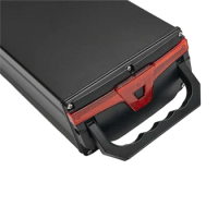 Case Battery Box Aluminum Alloy Black 1865o/21700 Lithium Battery E-Bike Electric Bike Folding Bike Portable Shelf