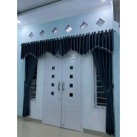 1set gorden ruang tamu panjang 3 meter tirai  jendela kupu-kupu tarung hordeng Blackout tebal