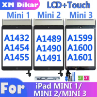LCD or Touch Screen Display Tested For APPLE iPad Mini1 Mini2 Mini3 A1432 A1454 A1455 A1489 A1490 A1491 A1600 A1601 Mini 1 2 3