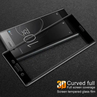 10pcs/lot 3D Curved Tempered Glass For Sony Xperia XZ Full Cover Protective film Screen Protector For Sony Xperia XZS