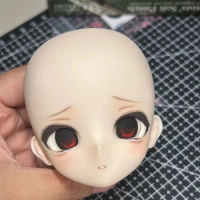 New 1/4 BJD Doll Head Anime Resin Material BJD Doll Lovely Doll Head No Makeup DIY Model Head Toys