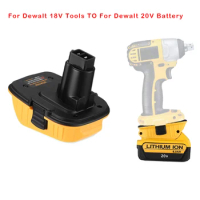 For Dewalt 18V Tools Convert For Dewalt 20V Lithium Battery DCA1820 Battery Adapter Work For Dewalt Max Dcb200 Dcb201 Dcb203