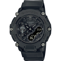 CASIO 卡西歐 G-SHOCK 一起冒險去 碳核心防護構造雙顯計時手錶 新春送禮 GA-2200BB-1A
