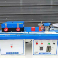 Push-pull wood edge banding machine, trimming and end cutting function, can be used for straight line, curve + automatic break b