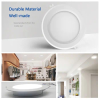 Modern 2pcs LED Downlights for Ceiling, Energy-Saving Recessed Round Panel Light 110V 220V 20W Indoor Lighting Led Light