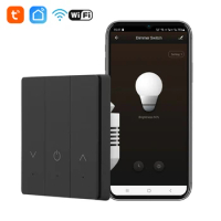 Dimmer Switch WiFi Smart Life Tuya APP Remote Control for Led Lights bulbs Works with Smart Life Alexa and Google Assistance