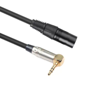 Coolvox Mono audio Microphone Jack XLR male To Jack 6.35 / 6.5mm Plug cable