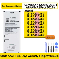Battery For Samsung Galaxy A3 A5 A7 2016 2017 A8 A9 A9 Pro 2016 Series Mobile Phone Replacement Batterie