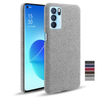 Luxury Cloth Texture Fitted Case, OPPO Reno 6 5 Pro Plus 5Z A93 5G F19 K9, Oppo Realme C21 8 X7 Pro Ultra V15 Q3i 5G