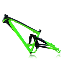 Kalosse Dropout Bike Frame, 135mm, 26 Inches, Full Suspension, Aluminum Alloy, Mountain Bicycle