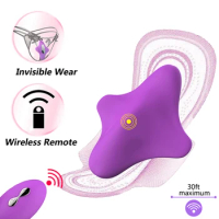 Wearable Panties Vibrator for Couples G Spot Clitoral Stimulator Wireless Remote Invisible Vibrating Eggs Sex Toys for Woman