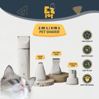 New Trend EZPET Minimalist 2in1 / 4in1 Pet Shaver Nail Trimmer Grooming Trimmer Rechargeable Cat Dog