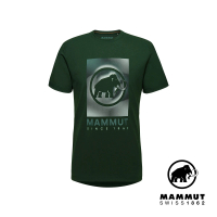 【Mammut 長毛象】Trovat T-Shirt Mammut Men 防曬機能短袖T恤 綠樹林 男款 #1017-05260