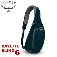 【OSPREY 美國 Daylite sling 6 側背包《汽油藍》6L】輕量多功能休閒單肩背包/斜背包/健行/跑步
