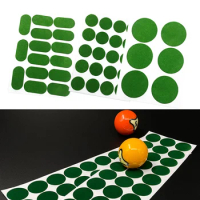 1 Sheet Of Billiard Table Green Patch Pool Billiard Tablecloth Mending Patch Billiard Marking Stickers For Snooker Pool Parts