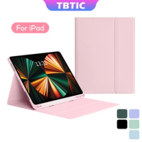 TBTIC Leather Case For iPad Air 5 4 10.9 Pro 11 10th 9th 8th 7th Gen 10.2In 5th 6th 9.7 Generation Mini 6 Cover With Pencil Slot