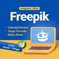 SOFTWARE FREEPIK PREMIUM 360 HARI 6 Bulan