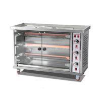 Commercial Doner Kebab Grill Machine 3 Burners Roaster Rotisserie Machine Electric Rotisserie Grill