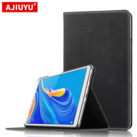 AJIUYU Case Cowhide For Huawei MediaPad M6 8.4 inch Protective Cover Genuine Leather For huawei M6 8.4 VRD-W09 AL09 Tablet Cases