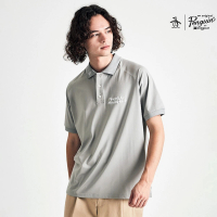 【Munsingwear】企鵝牌 男款灰色彈性拉格蘭袖Polo衫 MGUP2S01