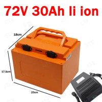 72v 30ah lithium battery 72v 30ah li ion battery Vehicles for electric bike 3000w Golf Cart 5000w tricycle scooters + charger