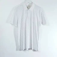 Kaos CALVIN KLEIN CK MONOGRAM PATTERN GREY WHITE POLO 100% ORIGINAL XL