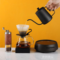 咖啡豆研磨器套裝手搖磨豆機手磨手沖咖啡器具復古家用小型便攜式 樂樂百貨