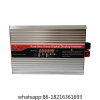 Pure Sine Wave Power Inverter DC 12V 24V 48V 60V 72V To AC 110V 220V Voltage 6000W Converter Outdoor Car Inverter