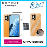 3 IN 1 TG FULL CARBON FRAME FOR OPPO A76 A74 A54 4G A92 A52 2020
