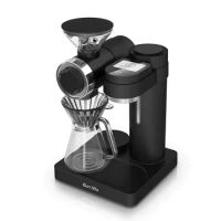 Barsetto O2 Smart Pour-over Coffee Machine Fast Heating Built-In Grinder 50 Step Grind Automatic Barista Mode Descaling Function