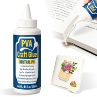 PVA Glue Book Glue 250ml Quick Drying and Strong Bonding PH Neutral Book Binding Repair for Restorat