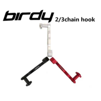 Birdy 2 birdy 3 bicycle chain hook to prevent falling chain tensioner tail hook ridea