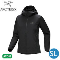 【ARC'TERYX 始祖鳥 女 Atom SL化纖外套(連帽) 《黑》】X000009511/防風夾克/衝鋒衣