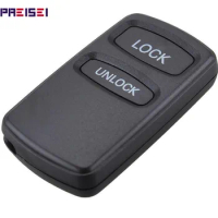 PREISEI 20Pieces/lot 2 Buttons Car Remote Keyless Fobs Case Replacements For Mitsubishi Key