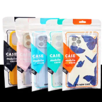 200Pcs/Lot Plastic Ziplock Bag For Mobile Phone Case Packaging Zip Lock Poly Bag For iPhone 10 11 Plus Samsung Galaxy Note 5 7