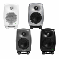 【GENELEC】8020D 4吋主動式監聽喇叭 一對 深灰色/白色/金屬色(公司貨保證)