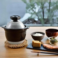 萬古燒蛋形飯釜 1-2人