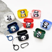 funny Panda Case for Redmi Buds 4Active Case Cute Silicone Earphones Cover for Redmi Buds 4 Pro Case