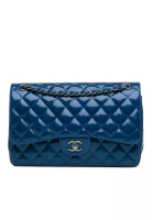 Chanel 二手香奈兒 Jumbo 經典漆皮雙蓋包