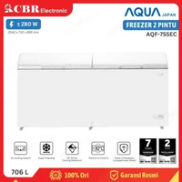 FREEZER PETI AQUA 2 PINTU AQF-755EC / 706 L