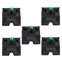 ชุด 5 ชิ้น สวิตช์จอยสติ๊กแบบปุ่มกด 10A 415V รุ่น ZB2-BE101C/BE102C (NO)