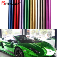 Chrome Mirror Vinyl Wrap Film Sticker DIY Car-styling Automobiles Body Protect Sheet Decal Auto Car Accessories Air Bubble Free