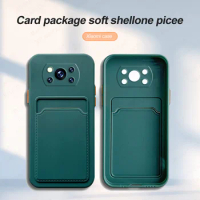Card Pocket Camera Cover Silicone Case For Xiaomi Mi Poco X3 NFC F3 M3 Pro F M X 3 GT 3pro Pocox3 X3nfc X3pro X3gt 3D Soft Shell