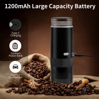 2023ใหม่เครื่องชงกาแฟแบบพกพาเครื่องชงกาแฟแคปซูลไฟฟ้า Ground Coffee Brewer Fit สำหรับผงกาแฟและกาแฟ April